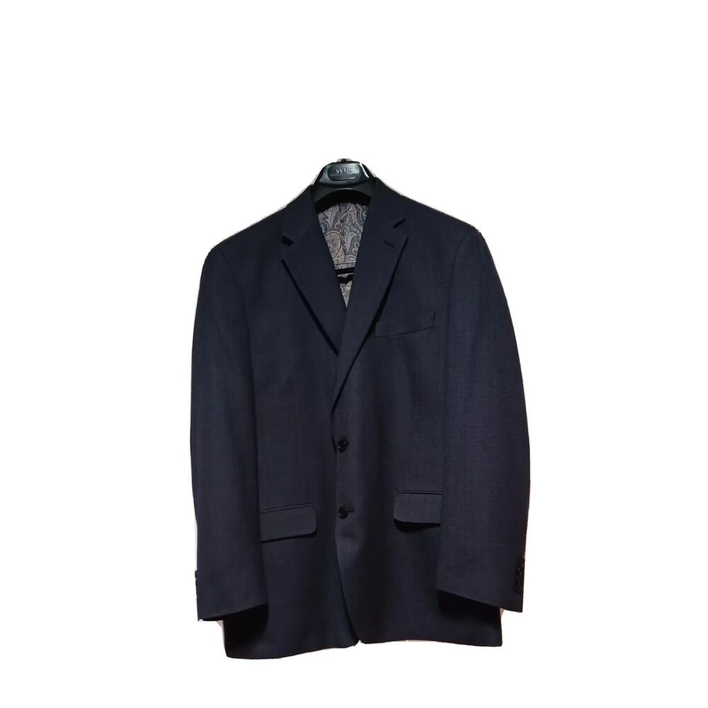 lauren ralph lauren blazer 2 button Blue sz44R 1 vent  #23-14